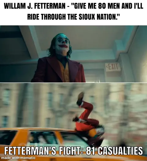 "I fought in the Civil War. How bad can a few savages be?"