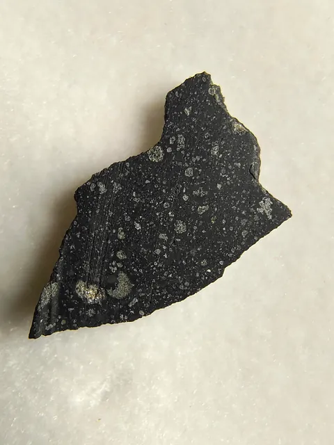 This meteorite slice contains grains that predate our solar system