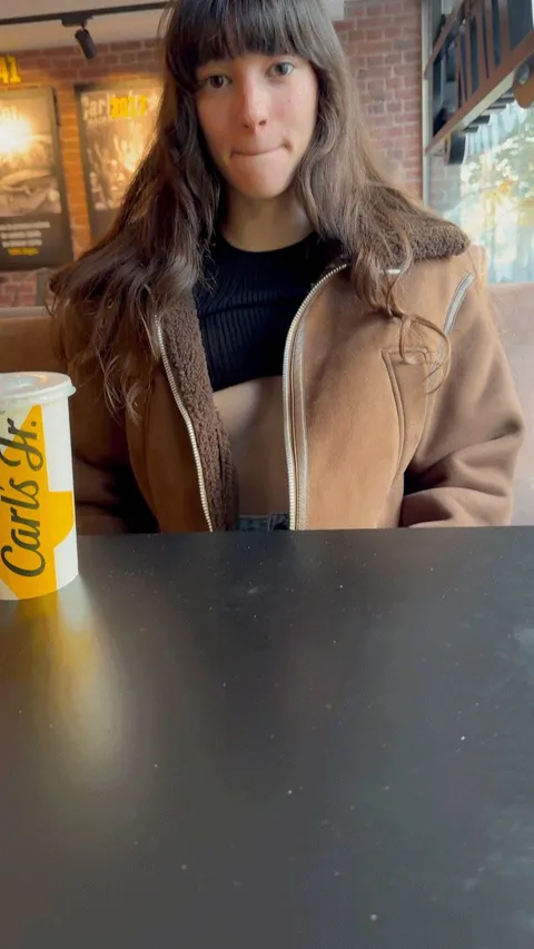 Looking around while spicing up my fries moment