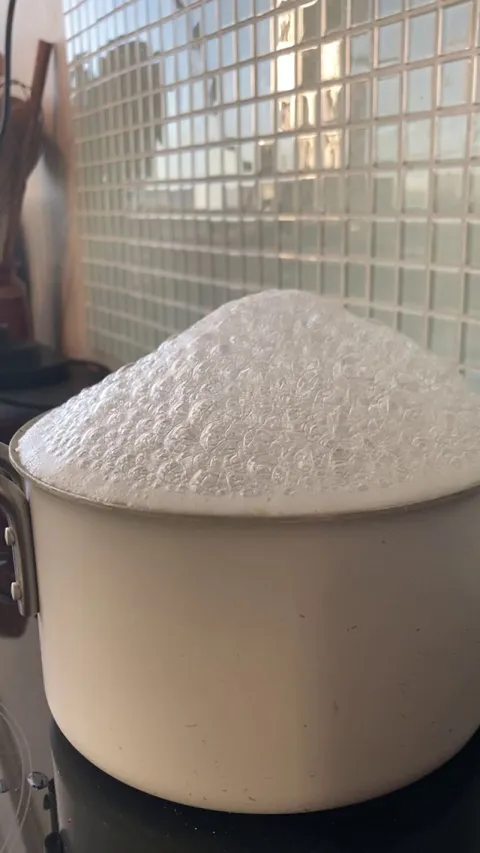 My pasta was boiling and didn’t spill