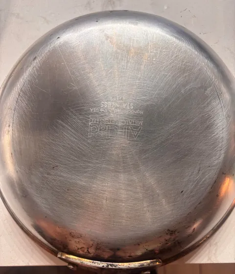 My 14 y/o brother took a sheet of sandpaper to my $150 frying pan