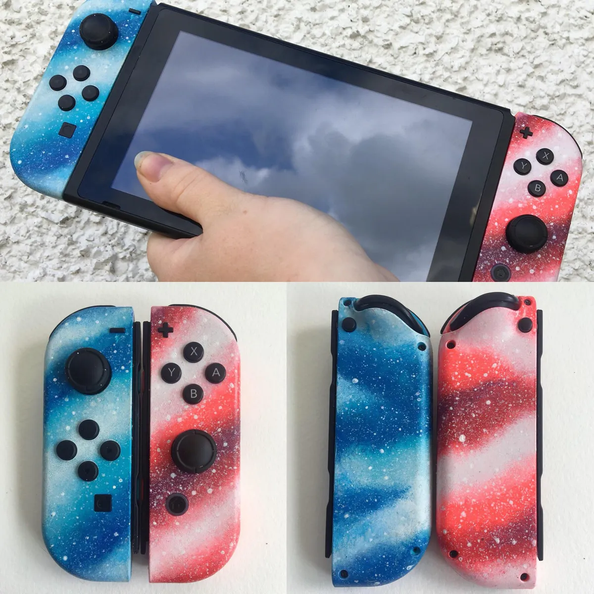 I custom painted my Joycons! I thought you guys would appreciate