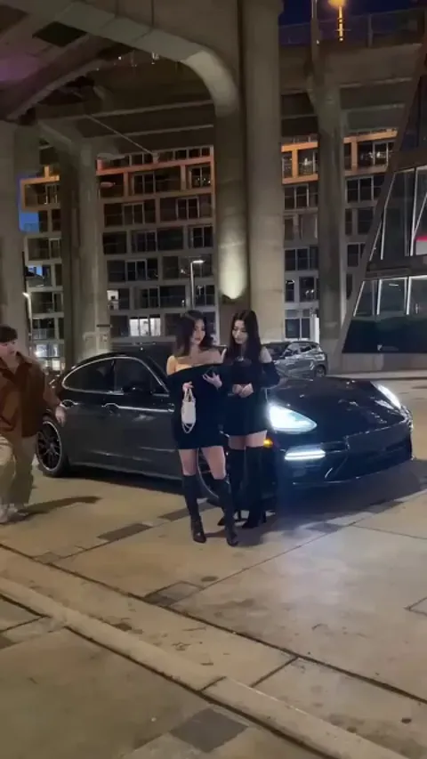 Pretentious people and an expensive car