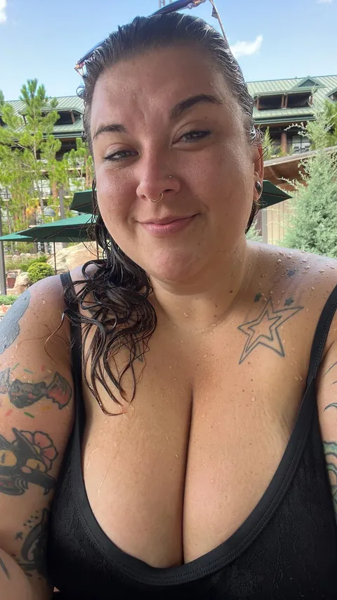 Somehow this feels like too much titty for the pool. 😏