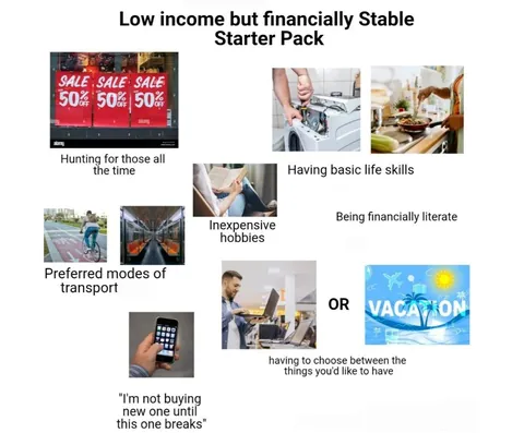 Low Income But Financially Stable Starterpack