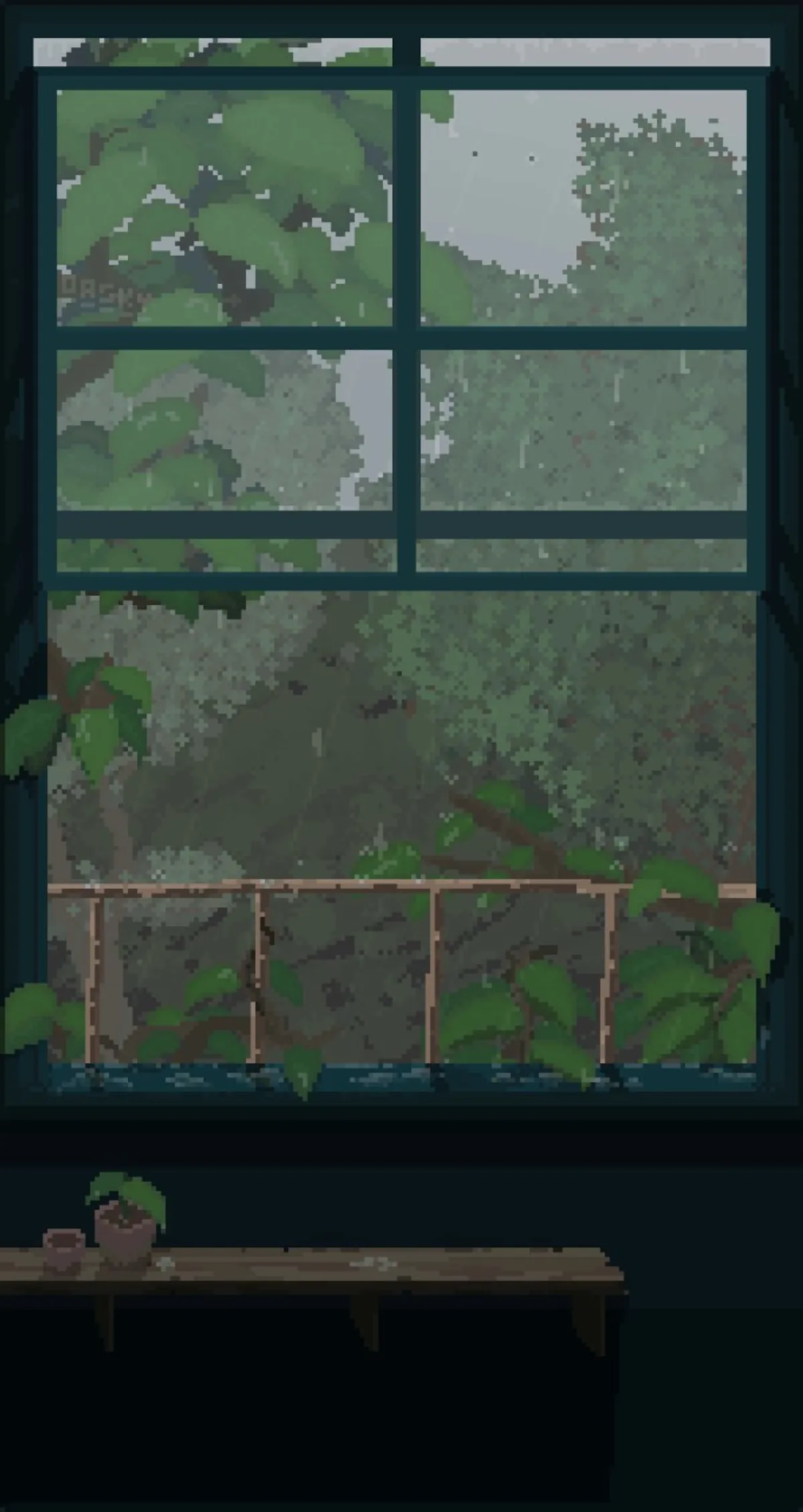 It's a rainy evening today.