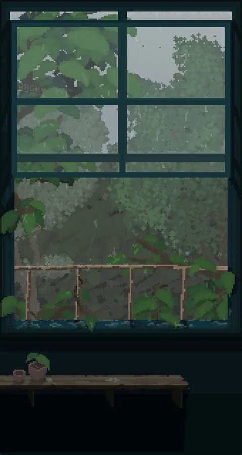 It's a rainy evening today.