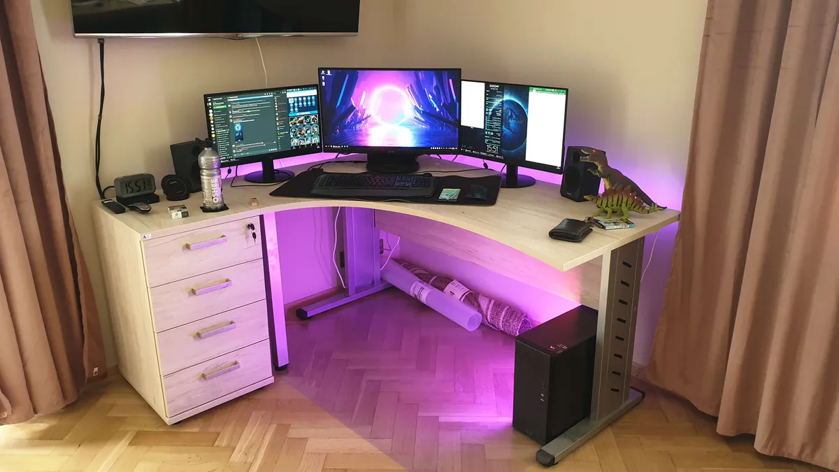 Finally have my own small corner.