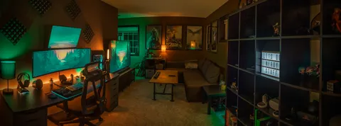 Just a panorama of my cozy place.