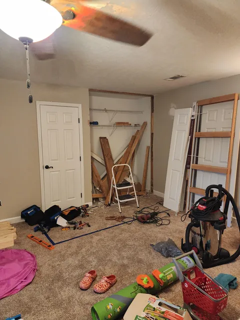 Transformed bonus room to daughter's dream bedroom.