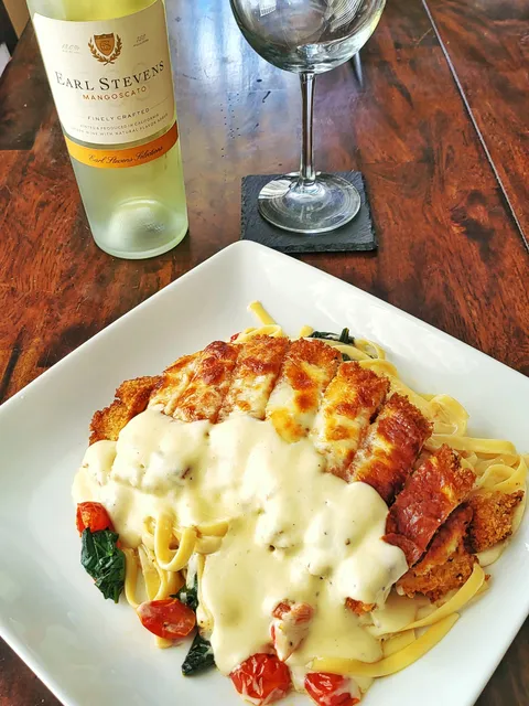 I made Chicken Parm with a homemade Alfredo