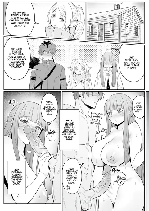 A Spell That Makes Your Dick Bigger (Sousou no Frieren) [English] [Decensored] [Digital]