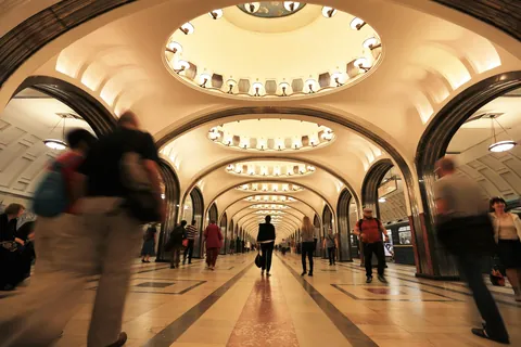 Architecture of some Moscow metro stations
