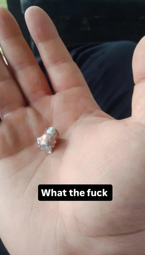 A bullet flew through my second story wall while I was in the room.