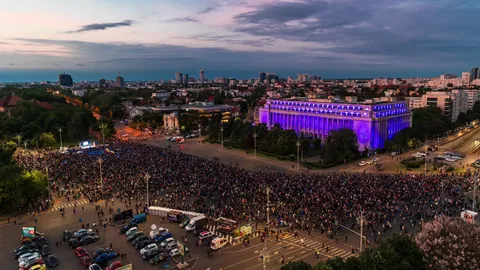 Pro-Europe protest in Bucharest – May 9th, 2025 - Foto by Dan Mihai Balanescu