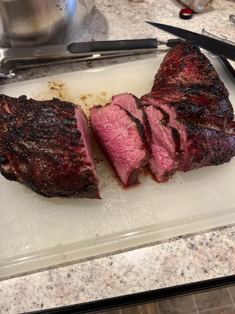 Tri tip, reverse seared.