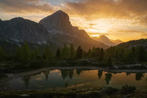 Limides lake - Dolomiti (Italy) [2048x1367] [OC]