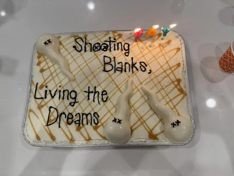 Wife got me a cake after getting a vasectomy