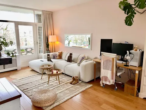 Living room of my apartment in December (The Netherlands)