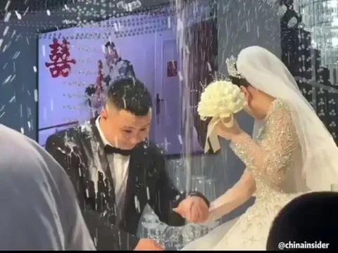 When someone pranks your man on your big day 👏🏻