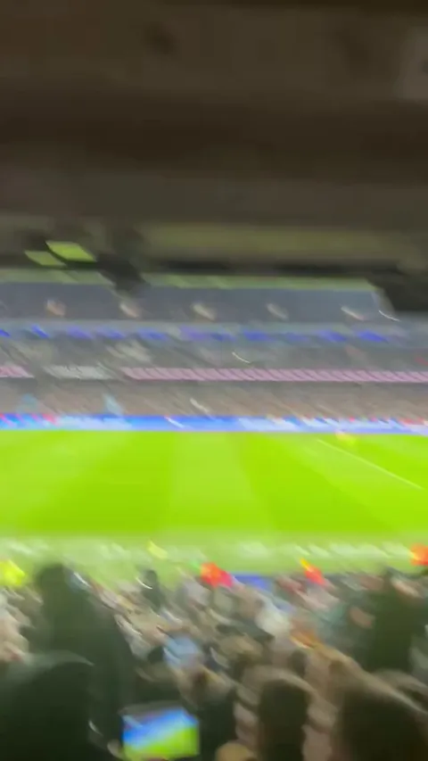 Andre Onana celebrating Amad Diallo’s goal with the Man Utd away end