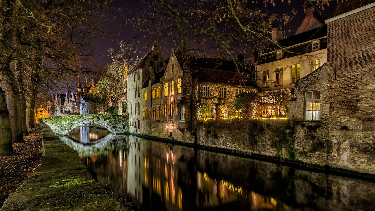 Brugge, Belgium . Easily one the most beautiful cities I have ever visited.