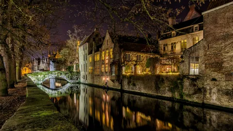 Brugge, Belgium . Easily one the most beautiful cities I have ever visited.