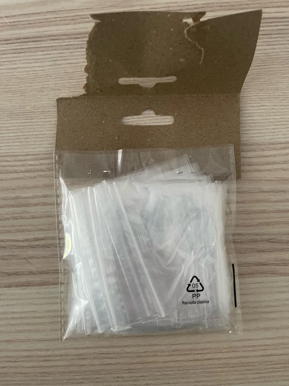 They punctured my Zip bags while stapling the packaging…