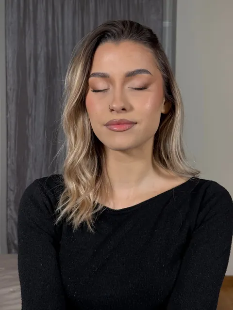 A makeup I did on my sister for her first date 🤍