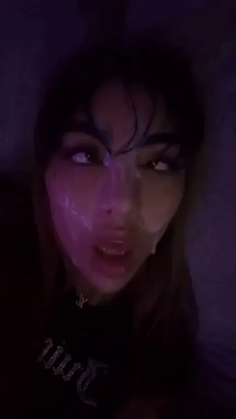 Cum faced ahegao