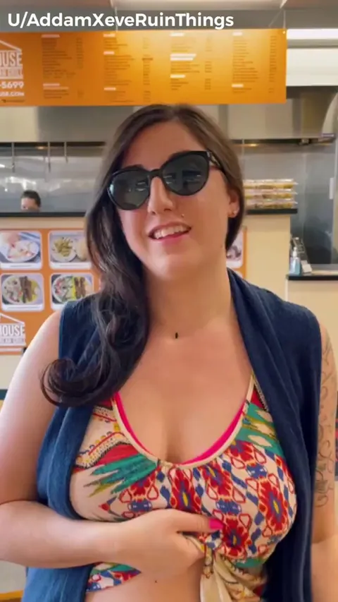 I told him I’d flash if he ordered extra tzatziki. Now the only thing getting drizzled is me.