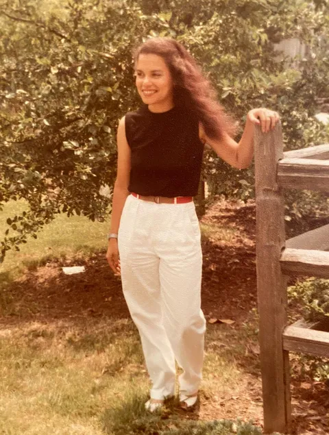 My mom in 1983 right before meeting my dad.