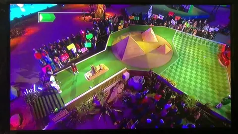 My daughter was a contestant on Holey Moley and missed this hole-in-one putt for $250,000.