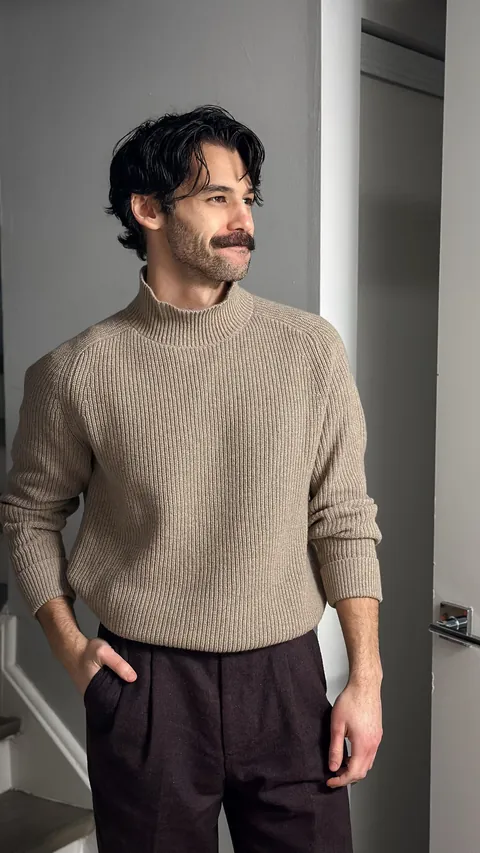 An argument for tucking in sweaters and why it's about the silhouette