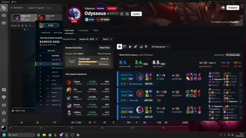 EUW Player Odysseus hits Rank 1 on the KR Server