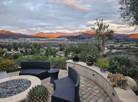 Snowman in the Mountain Garden