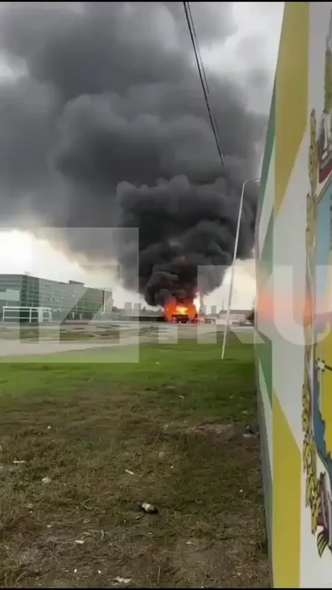 In Grozny, Russia a gas station exploded today