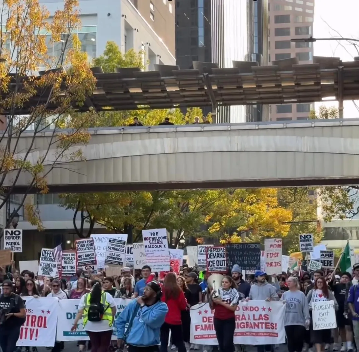 Defend yourself people of New Orleans and Charlotte by any means necessary no compromise