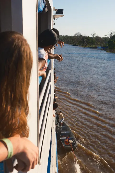 A weeklong ferry on the Amazon River in Brazil