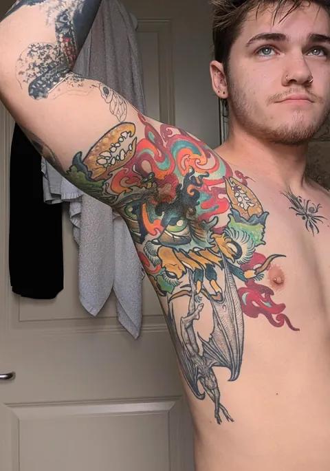 Fay young, The Fall Tattooing, Vancouver BC Canada.