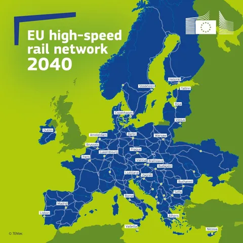 European Commission unveiled its High-Speed Rail Master Plan for Europe today [more info in comments]