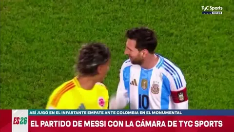 Lionel Messi to James Rodríguez: "You said the referees helped us in the 2024 Copa America Final, you talk too much." Few months earlier, James suggested during a radio interview that Argentina won Copa America due to "external forces" (referees).