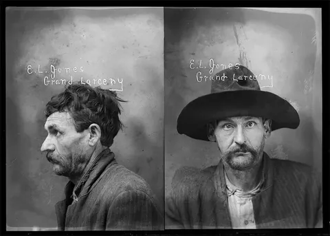 Mugshots Taken Between 1901 &amp; 1908 in Nothern California by Photographer Clara Sheldon Smith