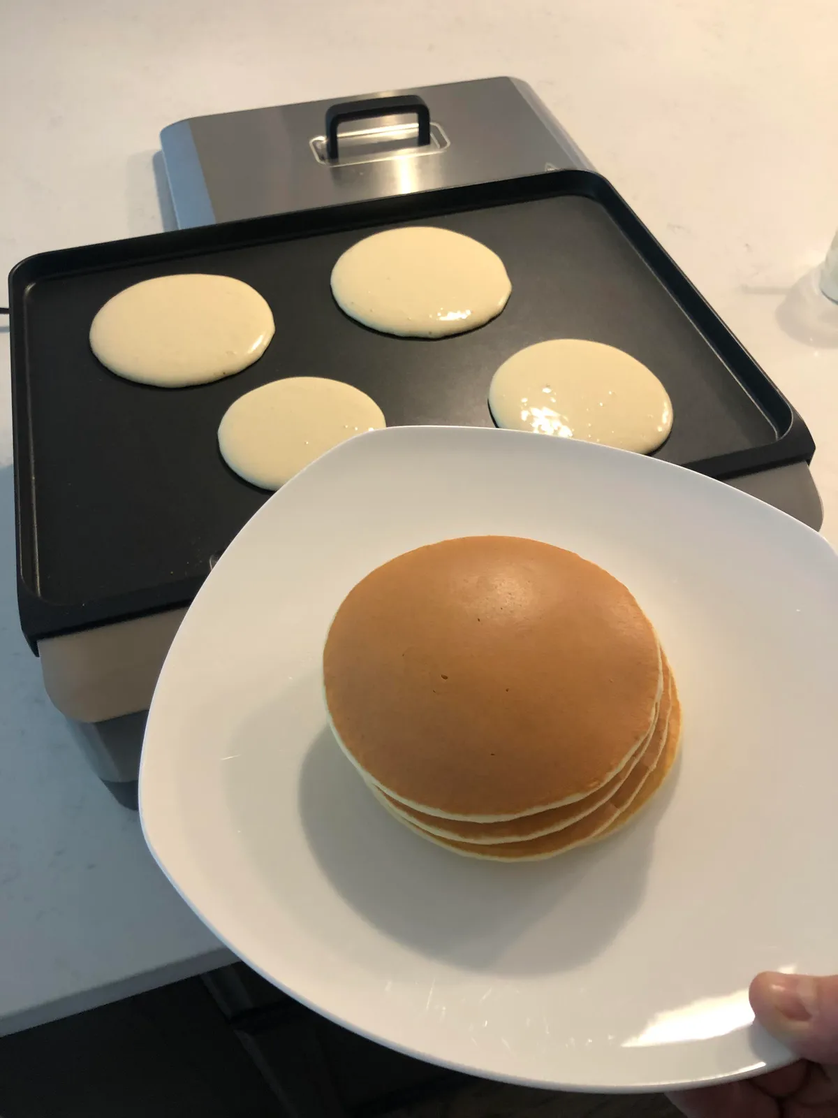 [Homemade] Pancakes. Perfect color.