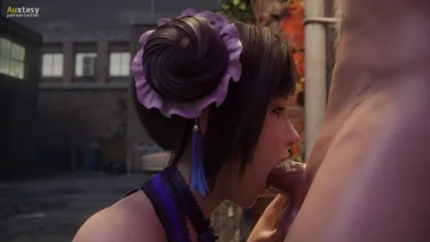 Tifa sucking dick in a back alley (Auxtasy)[Final Fantasy 7]