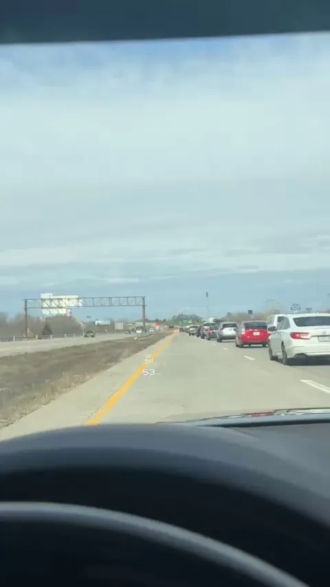 Why is zipper merging so frowned upon in America? Got a middle finger while doing this. [oc] So much unnecessary traffic being caused by merging early and backing up the lane.