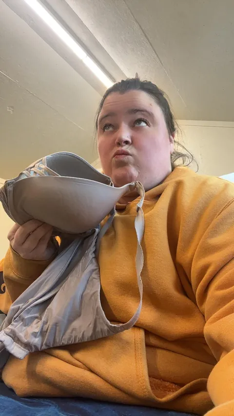 Had to take the bra off today