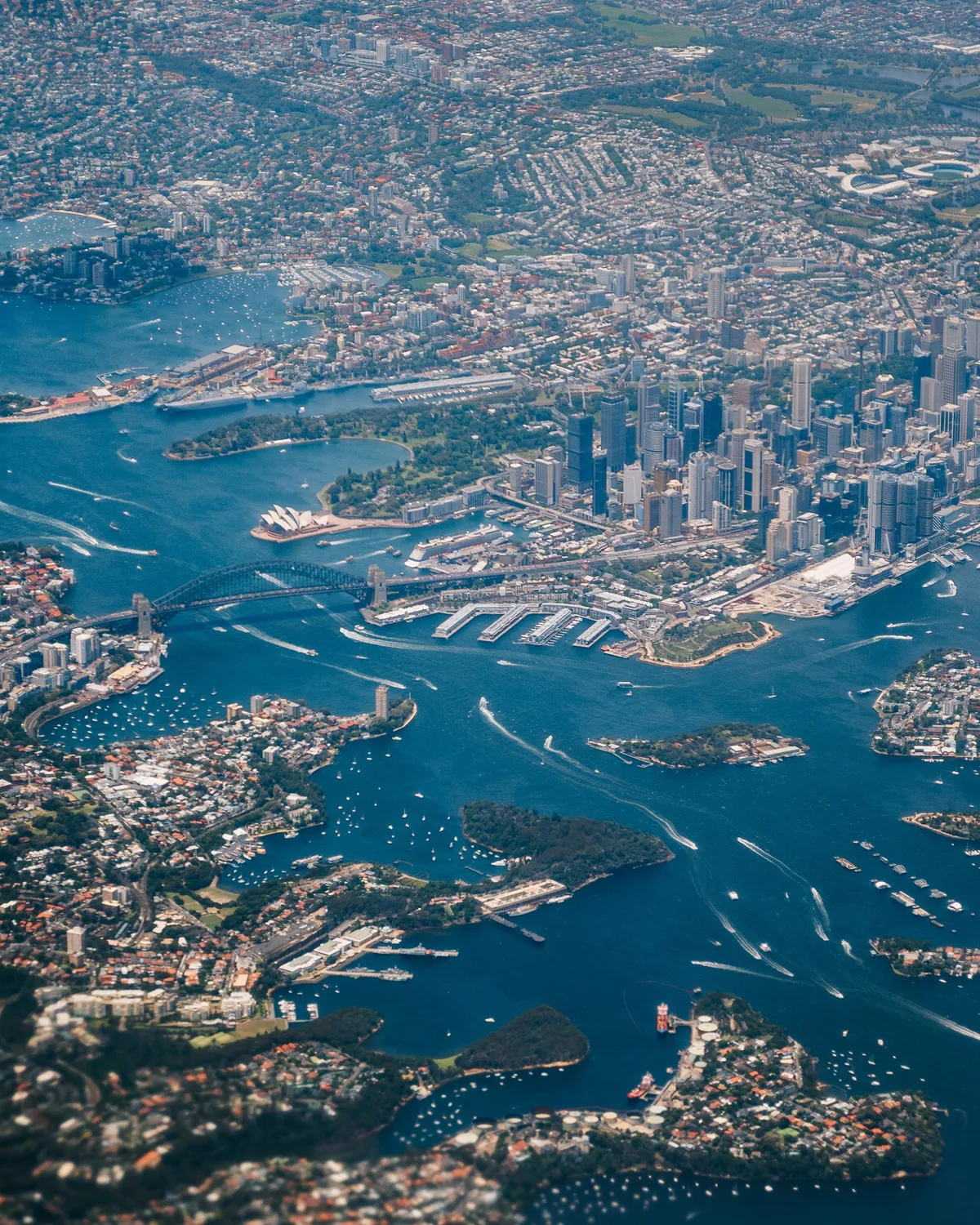 ITAP as I was flying over Sydney Harbour