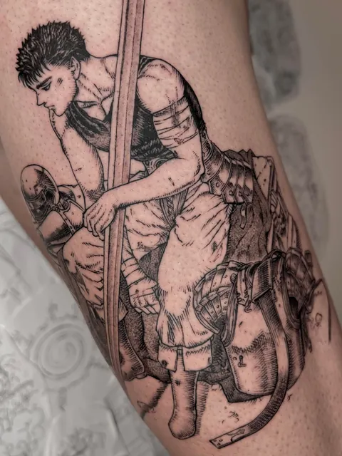 Hi! I'm Andrea. I’m new in Reddit! I don't know how it works but I hope you like the manga tattoos I do! (@novantaink)