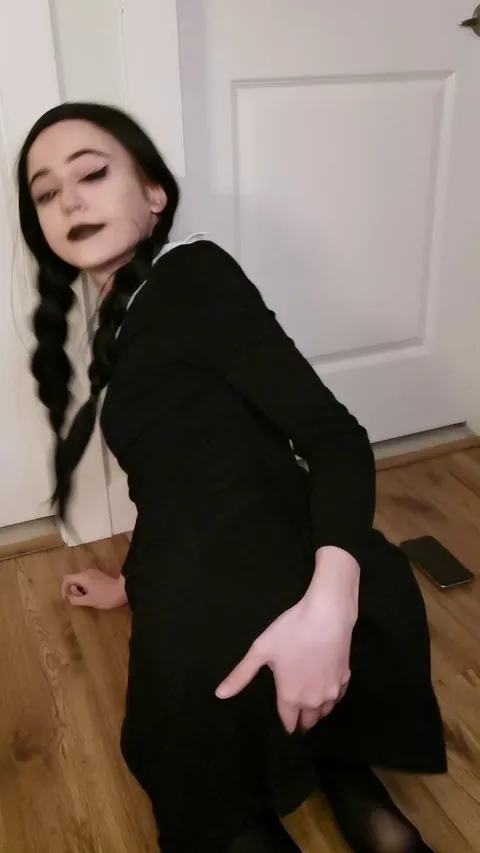 Would you nail a petite gothling from behind? Asking for, uh, a friend... [F]